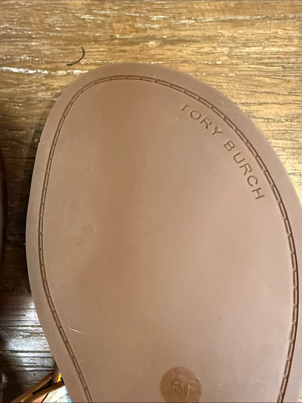 Tory Burch Welt Miller Sandal Printed Tumbled Leather
